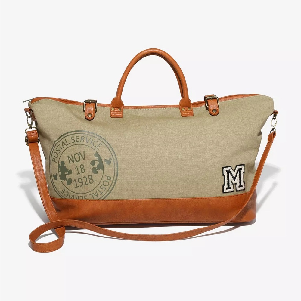 Loungefly Flylounge Mickey 1928 Postal Service canvas duffle bag